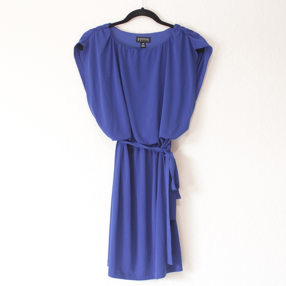 Enfocus Petite Blue Dress